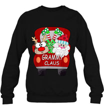 Load image into Gallery viewer, Grammy Claus Santa Reindeer Christmas T-Shirt, Ladies T-Shirt, LongSleeve, Sweatshirt, Hoodie 2D
