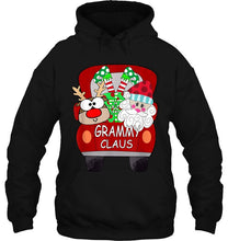 Load image into Gallery viewer, Grammy Claus Santa Reindeer Christmas T-Shirt, Ladies T-Shirt, LongSleeve, Sweatshirt, Hoodie 2D
