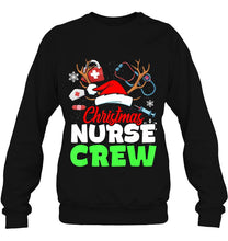 Load image into Gallery viewer, Christmas Nurse Crew Reindeer With Nurse Supplies Snow Version2 T-Shirt, Ladies T-Shirt, LongSleeve, Sweatshirt, Hoodie 2D
