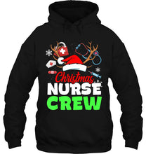 Load image into Gallery viewer, Christmas Nurse Crew Reindeer With Nurse Supplies Snow Version2 T-Shirt, Ladies T-Shirt, LongSleeve, Sweatshirt, Hoodie 2D
