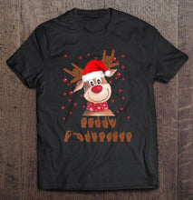Load image into Gallery viewer, Funny Reindeer ASL Deaf Pride Sign Language Christmas Santa T-Shirt, Ladies T-Shirt, LongSleeve, Sweatshirt, Hoodie 2D
