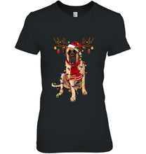 Load image into Gallery viewer, English Mastiff Reindeer Christmas Lights T-Shirt, Ladies T-Shirt, LongSleeve, Sweatshirt, Hoodie 2D
