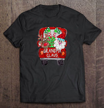 Load image into Gallery viewer, Grandma Santa Claus Reindeer Red Truck Christmas T-Shirt, Ladies T-Shirt, LongSleeve, Hoodie 2D
