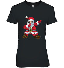 Load image into Gallery viewer, Dabbing Santa Claus With Sunglasses T-Shirt, Ladies T-Shirt, LongSleeve, Hoodie 2D
