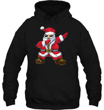 Load image into Gallery viewer, Dabbing Santa Claus With Sunglasses T-Shirt, Ladies T-Shirt, LongSleeve, Hoodie 2D
