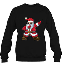 Load image into Gallery viewer, Dabbing Santa Claus With Sunglasses T-Shirt, Ladies T-Shirt, LongSleeve, Hoodie 2D
