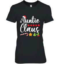 Load image into Gallery viewer, Auntie Claus Santa Hat Christmas Version2 T-Shirt, Ladies T-Shirt, LongSleeve, Sweatshirt, Hoodie 2D

