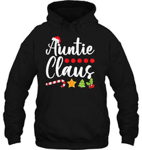 Load image into Gallery viewer, Auntie Claus Santa Hat Christmas Version2 T-Shirt, Ladies T-Shirt, LongSleeve, Sweatshirt, Hoodie 2D
