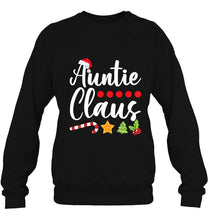 Load image into Gallery viewer, Auntie Claus Santa Hat Christmas Version2 T-Shirt, Ladies T-Shirt, LongSleeve, Sweatshirt, Hoodie 2D
