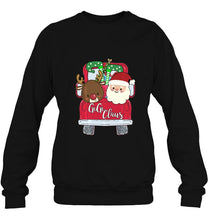 Load image into Gallery viewer, Gigi Claus Reindeer Santa Red Truck Christmas Version2 T-Shirt, Ladies T-Shirt, LongSleeve, Sweatshirt, Hoodie 2D
