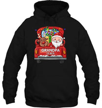 Load image into Gallery viewer, Grandpa Claus Reindeer Santa Christmas T-Shirt, Ladies T-Shirt, LongSleeve, Sweatshirt, Hoodie 2D
