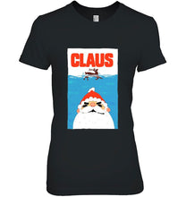 Load image into Gallery viewer, Funny Santa Claus And Reindeer Swimming T-Shirt, Ladies T-Shirt, LongSleeve, Hoodie 2D
