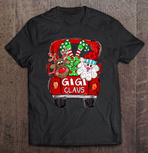Load image into Gallery viewer, Gigi Claus Reindeer &amp; Santa Red Truck Christmas Drawing Version T-Shirt, Ladies T-Shirt, LongSleeve, Sweatshirt, Hoodie 2D
