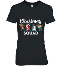Load image into Gallery viewer, Christmas Squad Dabbing Reindeer Santa Snowman Elf T-Shirt, Ladies T-Shirt, LongSleeve, Sweatshirt, Hoodie 2D
