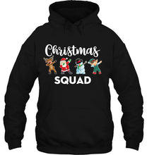 Load image into Gallery viewer, Christmas Squad Dabbing Reindeer Santa Snowman Elf T-Shirt, Ladies T-Shirt, LongSleeve, Sweatshirt, Hoodie 2D
