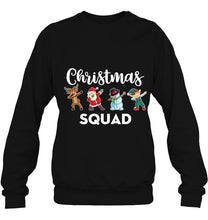 Load image into Gallery viewer, Christmas Squad Dabbing Reindeer Santa Snowman Elf T-Shirt, Ladies T-Shirt, LongSleeve, Sweatshirt, Hoodie 2D
