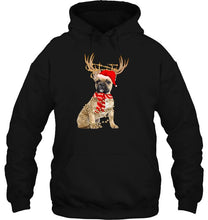 Load image into Gallery viewer, French Bulldog Reindeer Christmas Lights T-Shirt, Ladies T-Shirt, LongSleeve, Sweatshirt, Hoodie 2D
