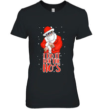 Load image into Gallery viewer, I Do It For The Ho’s Gangsta Santa Claus Christmas T-Shirt, Ladies T-Shirt, LongSleeve, Hoodie 2D
