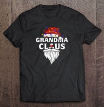 Load image into Gallery viewer, Grandma Claus Santa Claus Christmas Lights T-Shirt, Ladies T-Shirt, LongSleeve, Hoodie 2D
