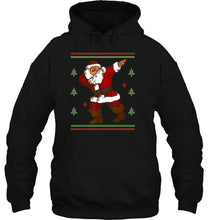 Load image into Gallery viewer, Dabbing Santa Claus Christmas T-Shirt, Ladies T-Shirt, LongSleeve, Hoodie 2D
