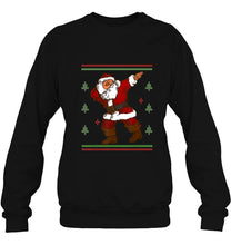 Load image into Gallery viewer, Dabbing Santa Claus Christmas T-Shirt, Ladies T-Shirt, LongSleeve, Hoodie 2D
