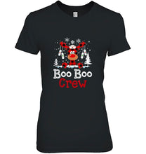 Load image into Gallery viewer, Boo Boo Crew Red Plaid Reindeer Christmas Version2 T-Shirt, Ladies T-Shirt, LongSleeve, Sweatshirt, Hoodie 2D
