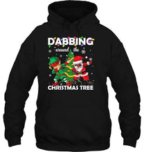 Load image into Gallery viewer, Dabbing Around The Christmas Tree Santa Claus Elf Version T-Shirt, Ladies T-Shirt, LongSleeve, Sweatshirt, Hoodie 2D
