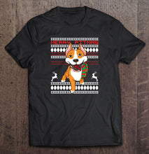 Load image into Gallery viewer, Merry Pitmas Pitbull Santa Claus Christmas T-Shirt, Ladies T-Shirt, LongSleeve, Sweatshirt, Hoodie 2D
