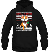 Load image into Gallery viewer, Merry Pitmas Pitbull Santa Claus Christmas T-Shirt, Ladies T-Shirt, LongSleeve, Sweatshirt, Hoodie 2D
