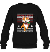 Load image into Gallery viewer, Merry Pitmas Pitbull Santa Claus Christmas T-Shirt, Ladies T-Shirt, LongSleeve, Sweatshirt, Hoodie 2D
