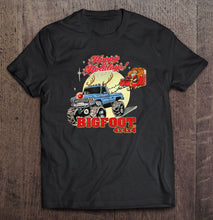 Load image into Gallery viewer, Happy Holidays Bigfoot Reindeer Monster Truck Santa Claus Christmas T-Shirt, Ladies T-Shirt, LongSleeve, Sweatshirt, Hoodie 2D
