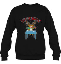 Load image into Gallery viewer, Let It Snow Funny Reindeer Cocaine Christmas T-Shirt, Ladies T-Shirt, LongSleeve, Sweatshirt, Hoodie 2D
