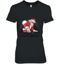 Load image into Gallery viewer, Let It Snow Funny Santa Claus Cocaine Christmas Moon Versions T-Shirt, Ladies T-Shirt, LongSleeve, Sweatshirt, Hoodie 2D
