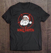 Load image into Gallery viewer, Hail Santa Hail Metal Santa Claus Christmas T-Shirt, Ladies T-Shirt, LongSleeve, Sweatshirt, Hoodie 2D
