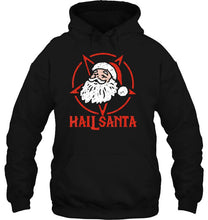 Load image into Gallery viewer, Hail Santa Hail Metal Santa Claus Christmas T-Shirt, Ladies T-Shirt, LongSleeve, Sweatshirt, Hoodie 2D
