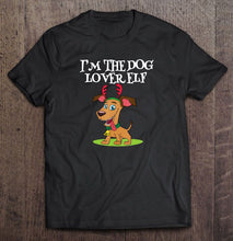 Load image into Gallery viewer, I’m The Dog Lover Elf Dog Reindeer Version T-Shirt, Ladies T-Shirt, LongSleeve, Sweatshirt, Hoodie 2D
