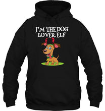 Load image into Gallery viewer, I’m The Dog Lover Elf Dog Reindeer Version T-Shirt, Ladies T-Shirt, LongSleeve, Sweatshirt, Hoodie 2D

