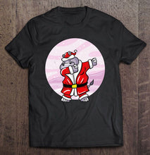 Load image into Gallery viewer, Dabbing Santa Claus Hippo Christmas T-Shirt, Ladies T-Shirt, LongSleeve, Sweatshirt, Hoodie 2D
