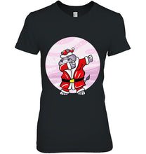 Load image into Gallery viewer, Dabbing Santa Claus Hippo Christmas T-Shirt, Ladies T-Shirt, LongSleeve, Sweatshirt, Hoodie 2D
