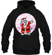 Load image into Gallery viewer, Dabbing Santa Claus Hippo Christmas T-Shirt, Ladies T-Shirt, LongSleeve, Sweatshirt, Hoodie 2D
