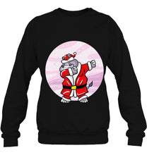 Load image into Gallery viewer, Dabbing Santa Claus Hippo Christmas T-Shirt, Ladies T-Shirt, LongSleeve, Sweatshirt, Hoodie 2D
