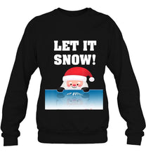 Load image into Gallery viewer, Let It Snow Funny Cartoon Santa Claus Cocaine Christmas Vesion2 T-Shirt, Ladies T-Shirt, LongSleeve, Sweatshirt, Hoodie 2D
