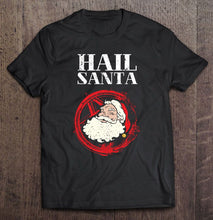 Load image into Gallery viewer, Hail Santa Hail Metal Santa Claus Christmas Version2 T-Shirt, Ladies T-Shirt, LongSleeve, Sweatshirt, Hoodie 2D
