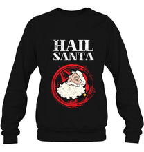 Load image into Gallery viewer, Hail Santa Hail Metal Santa Claus Christmas Version2 T-Shirt, Ladies T-Shirt, LongSleeve, Sweatshirt, Hoodie 2D
