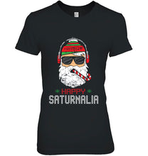 Load image into Gallery viewer, Happy Saturnalia Santa Claus Christmas T-Shirt, Ladies T-Shirt, LongSleeve, Sweatshirt, Hoodie 2D
