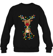 Load image into Gallery viewer, Adorable Reindeer Classic T-Shirt, Ladies T-Shirt, LongSleeve, Sweatshirt, Hoodie 2D
