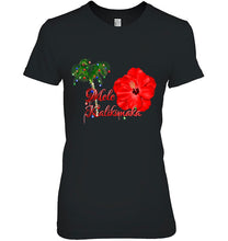 Load image into Gallery viewer, Mele Kalikimaka Hawaiian Christmas T-Shirt, Ladies T-Shirt, LongSleeve, Sweatshirt, Hoodie 2D
