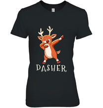 Load image into Gallery viewer, Dasher Santas Reindeers Family Matching Outfit Christmas T-Shirt, Ladies T-Shirt, LongSleeve, Sweatshirt, Hoodie 2D
