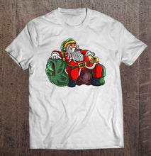 Load image into Gallery viewer, Funny Jamaican Christmas Rasta Santa Claus Rastafarian T-Shirt, Ladies T-Shirt,  Sweatshirt, Hoodie 2D
