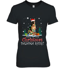 Load image into Gallery viewer, Christmas German Shepherd Pajama Lights Funny Gift Love Dog T-Shirt, Ladies T-Shirt,  Sweatshirt, Hoodie 2D
